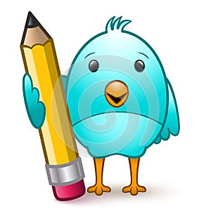 Bird with Pencil