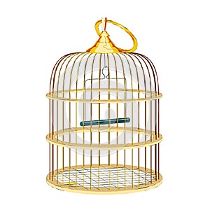 bird`s cage animal illustration on white background. asd illustration