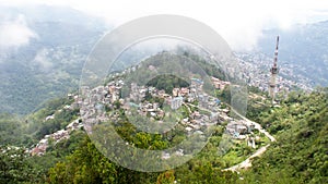 Bird's eye view of Gangtok, Sikkim photo