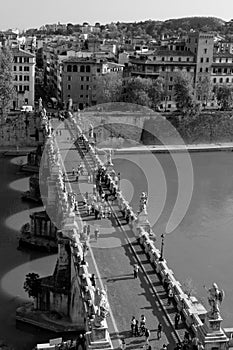 Bird\'s Eye View of Ponte Sant\'Angelo