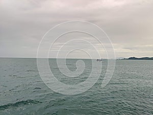 Bird`s eye view of tropical islands in the ocean. Koh Chang Island, Trat, Thailand.