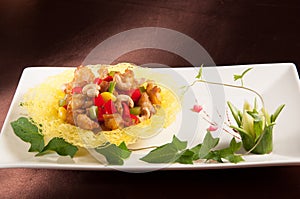 The bird's nest chicken gristle