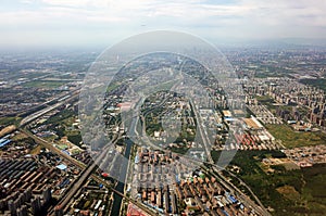 Bird`s view of shenzhen city