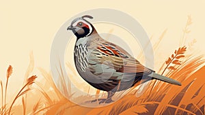 Free Download Bird Illustration In The Style Of Ilya Mashkov photo