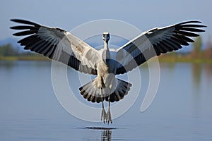 bird taking its inaugural flight