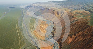 Bird View of Colorful Grand Canyon photo