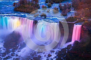 Bird View of Niagara Falls