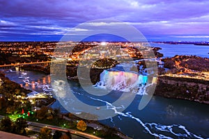Bird View of Niagara Falls