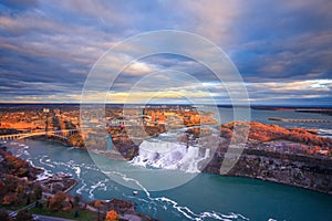 Bird View of Niagara Falls