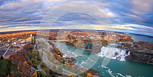 Bird View of Niagara Falls