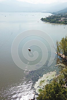 Bird View of Qionghai Lake in Xichangï¼ŒChina