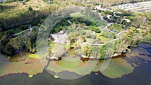 Bird View of Qionghai Lake in Xichangï¼ŒChina