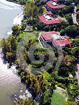 Bird View of Qionghai Lake in Xichangï¼ŒChina