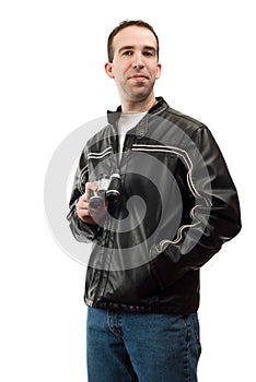 Bird Watcher Portrait