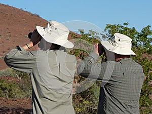 Bird watchers photo