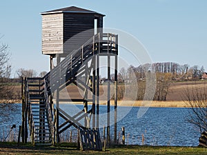 Bird watching tower