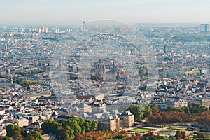 Birdeye view of Paris photo