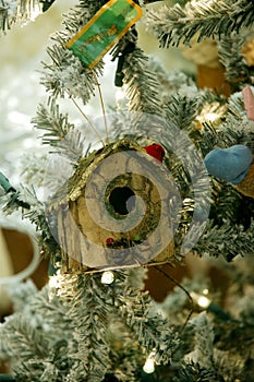 Birdhouse Christmas Tree