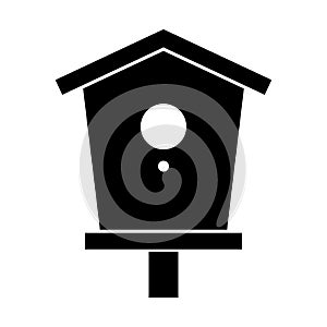 Birdhouse Icon isolated