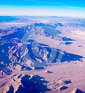 A birds-eye view of the grand Nevada desert