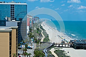 Birds Eye View of Myrtle Beach, South Carolina