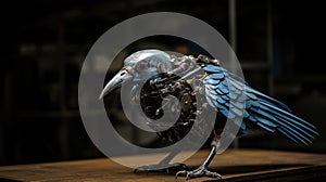Birds are not real. Mechanical Pigeons - Satirical Depiction of Birds as Surveillance Bots photo