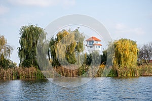 Birds watching tower, Neajlov Delta, Comana Natural Park, Romania