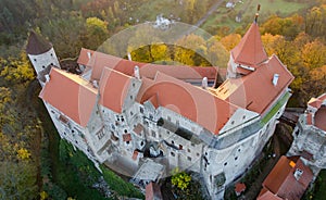 Birdseye view of PernÅ¡tejn castle