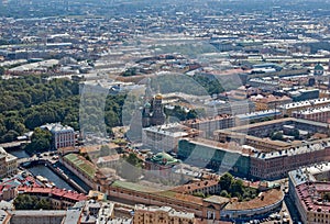 Birdseye view of St. Petersburg