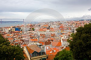 Birdview of Lisbon, Portugal