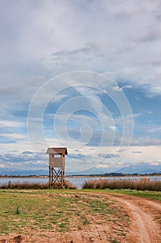 Birdwatching tower photo