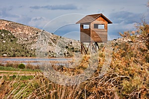 Birdwatching tower photo