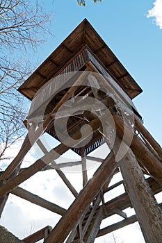 Birdwatching tower photo