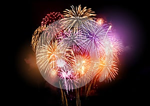 Birght and Colourful Fireworks