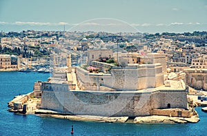Birgu, Kalkara Island and Fort Saint Angelo, Valetta, Malta