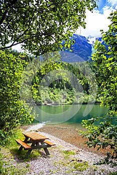 At Birkenhead Lake near Pemberton British Columbia