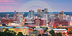 Birmingham, Alabama, USA downtown city skyline