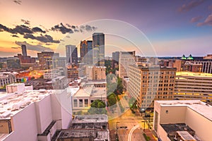 Birmingham, Alabama, USA downtown city skyline