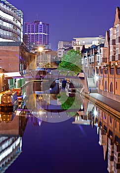 Birmingham Canal, Brindley Place photo