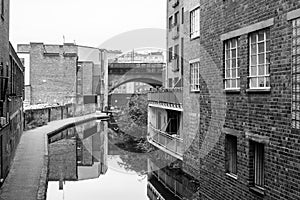 Birmingham Canal Old Line view from Ludgate Hill