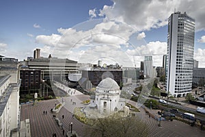 Birmingham City Center Centenary Sq