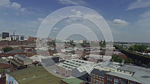 Birmingham city by drone, United Kingdom