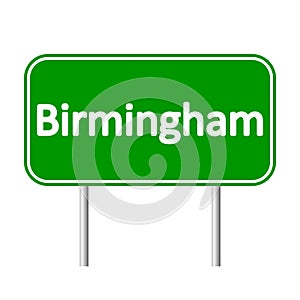 Birmingham green road sign