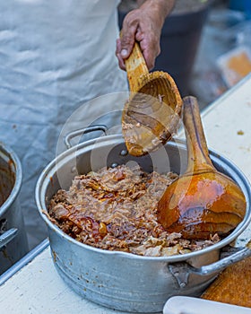 Birria de carnero, typical dish from jalisco, Mexico. photo