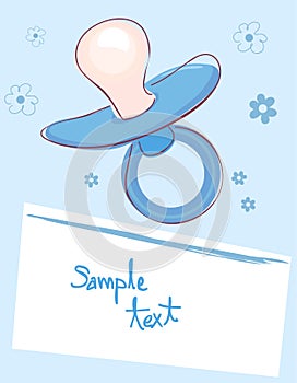 Birth announcement template