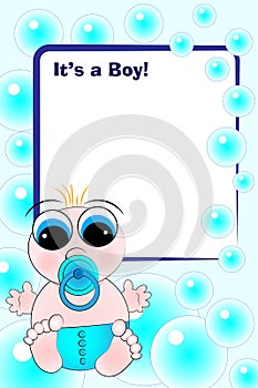 Birth Card - Baby Boy