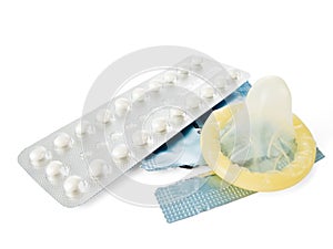 Birth Control Pills and a Condom