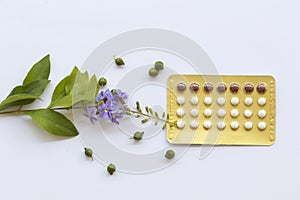 Birth control pills oral contraceptives for woman