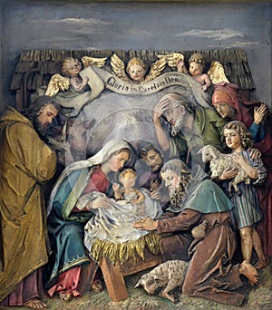 Birth of Jesus, Adoration of the Shepherds