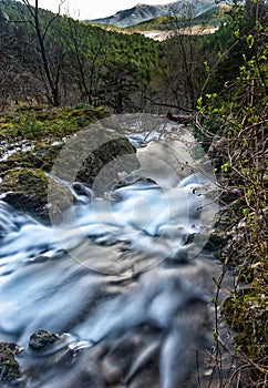 Birth of the Mundo River, named by the Romans for the cleanliness and clarity of its waters